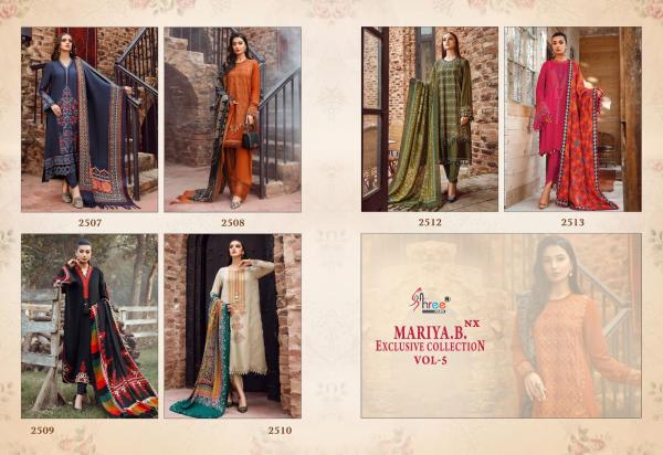 Shree Mariya B Exclusive Collection Vol 5 Nx Chiffon Dupatta Pakistani Suit